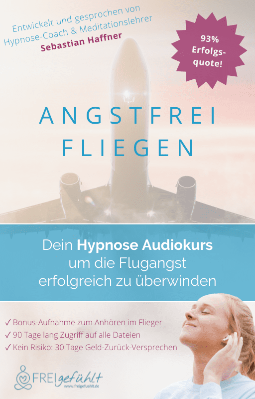 Infografik: Flugangst überwinden, Hypnose Audiokurs